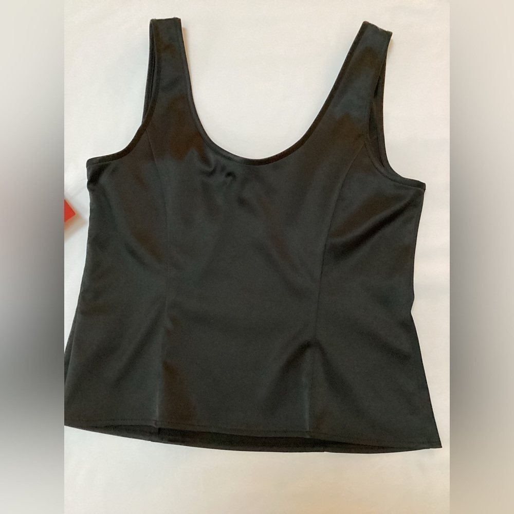 Nwt JS Collections tank top, side zipper, fitted, size  10, thick material